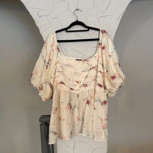 2X Floral Torrid top